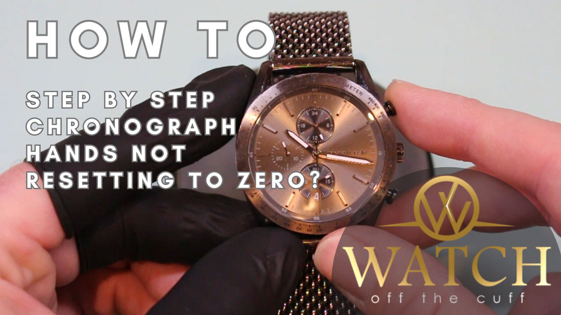 Chronograph Hand Alignment Issues with your Quartz Watch?
