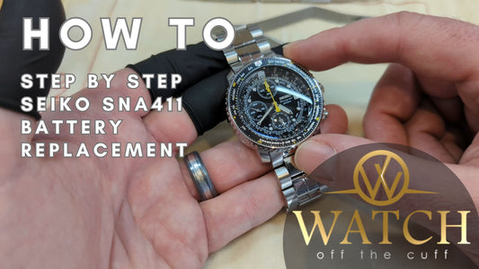 How to: Seiko SNA411 Battery Replacement