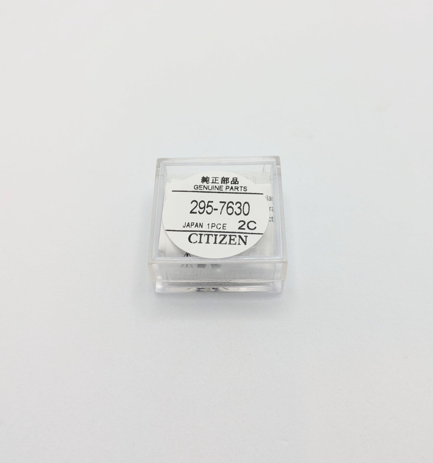 295.763
Capacitor for CITIZEN watch movements: J015M J165M