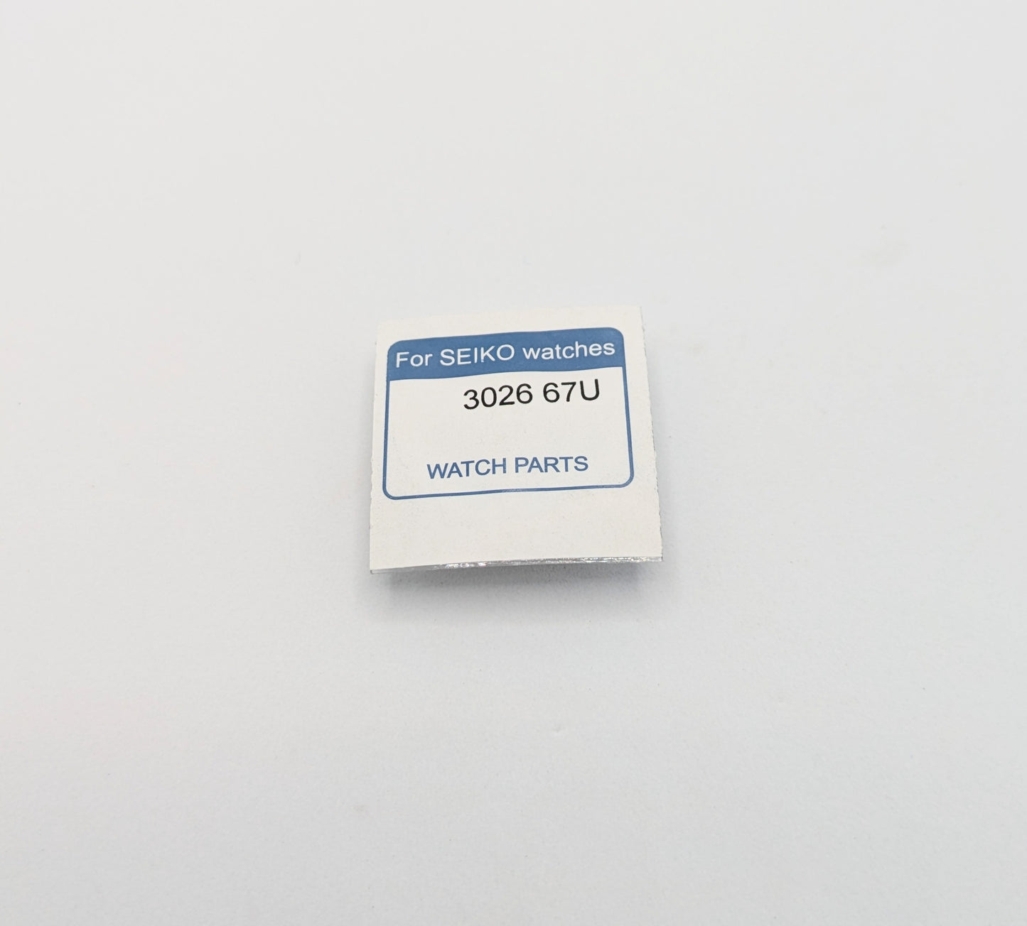 3026-67U Capacitor
Capacitor for Seiko watch movements: 1B32 1B35