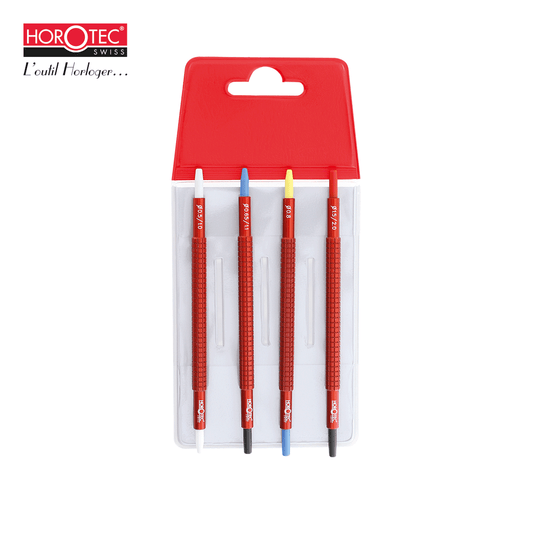 MSA05.020 HOROTEC® ASSORTMENT OF TOOLS FOR FITTING HANDS WITH DELRIN® END PIECES, 4 PIECES