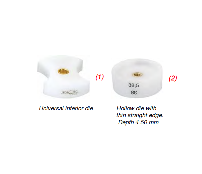 HOROTEC® Die Assortment, 11 Delrin® Screw-on Reversible Dies, Crystals