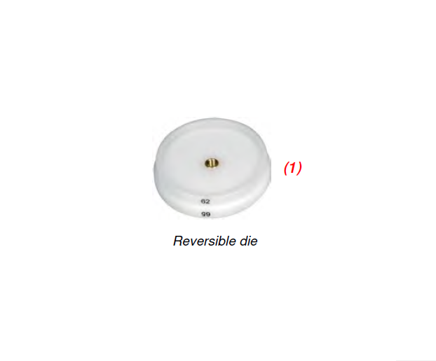 HOROTEC® Die Assortment, 5 Delrin® Screw-on Reversible Dies, Large Case Bezels