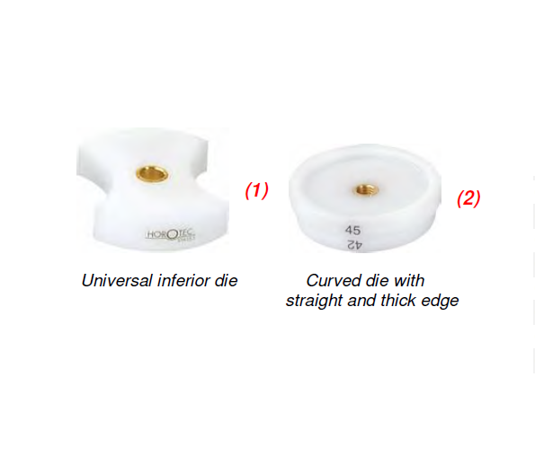 HOROTEC® Die Assortment, 9 Delrin® Screw-on Reversable Dies, for Snap-On Case Backs