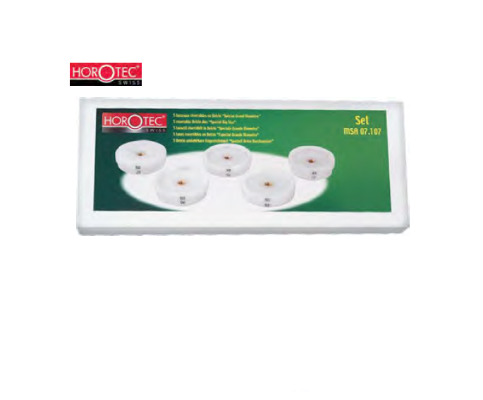 HOROTEC® Die Assortment, 5 Delrin® Screw-on Reversable Dies, Special Large Diameter