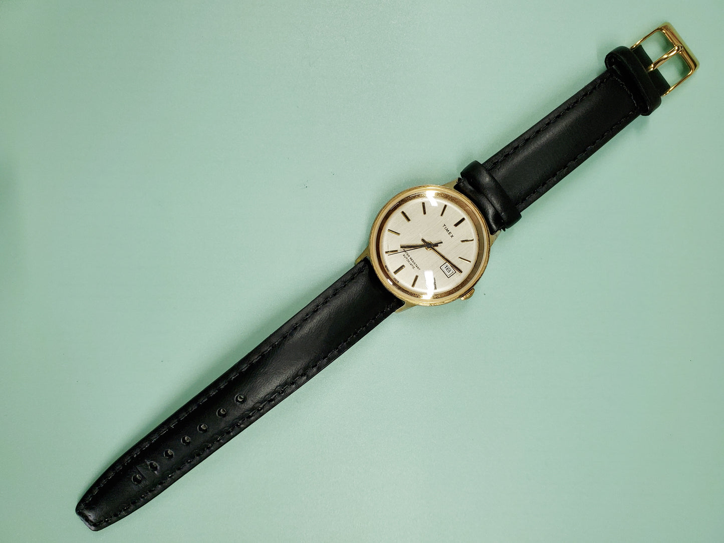 Vintage Timex Gold-Tone Automatic