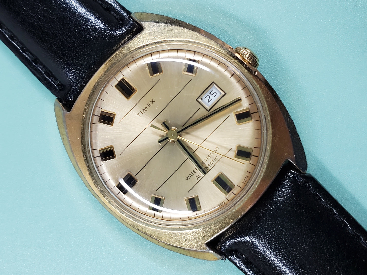Vintage Timex Gold-Tone Automatic