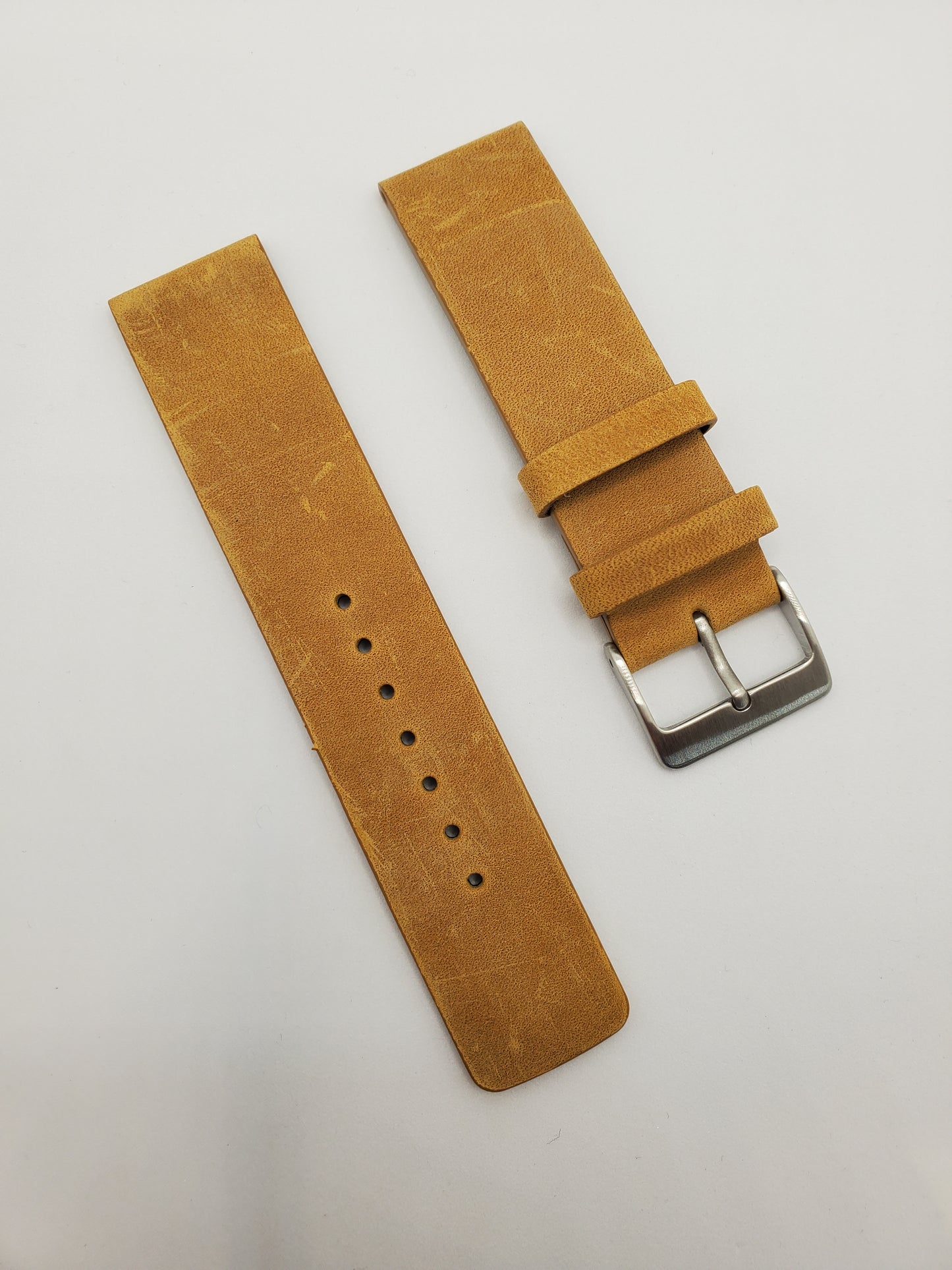 Suede Leather Strap with Steel Buckle (avail. Mustard, Green, Brown, Beige)