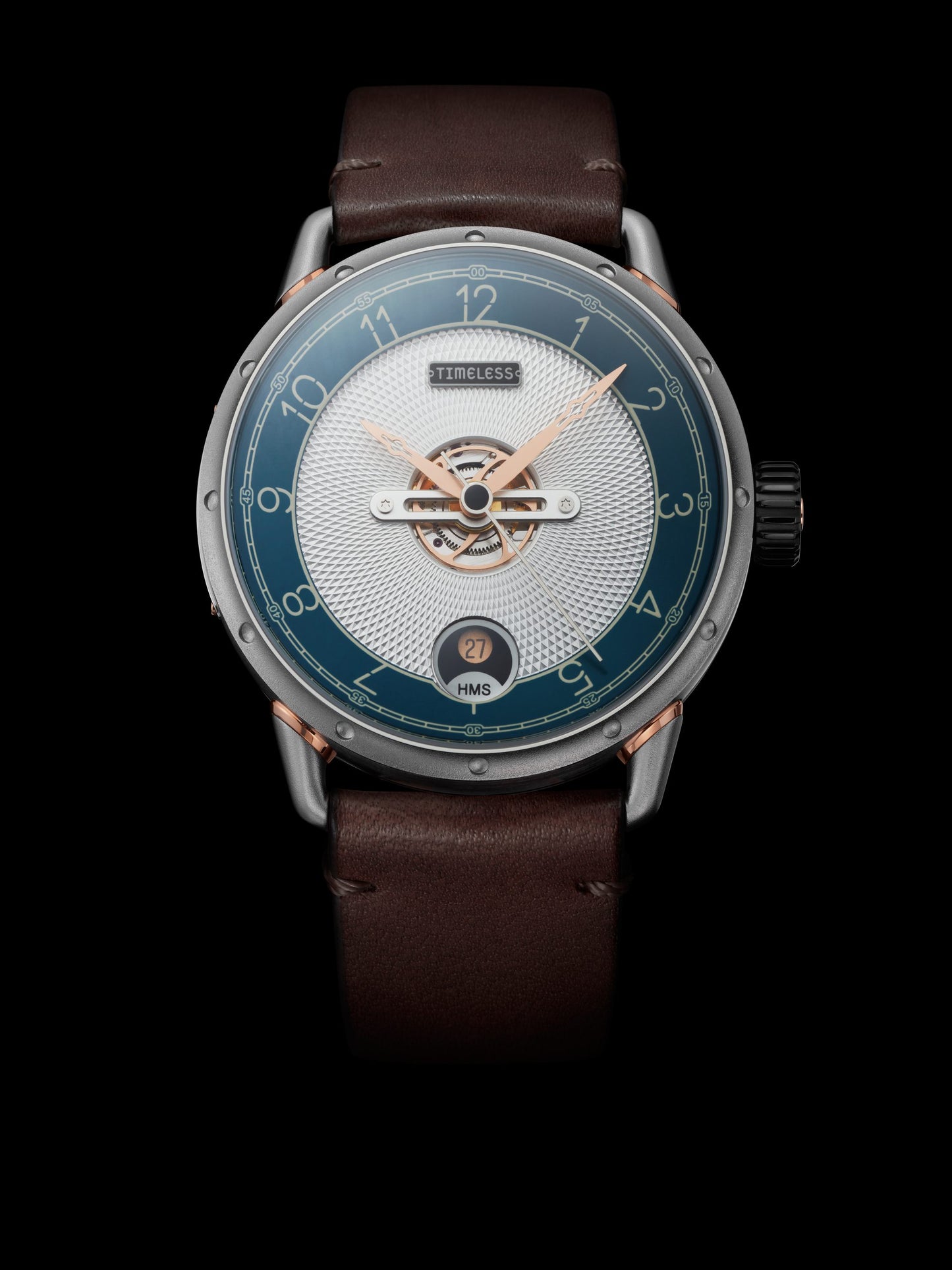 Timeless Watch Ref: HMS003-BL-W-BR