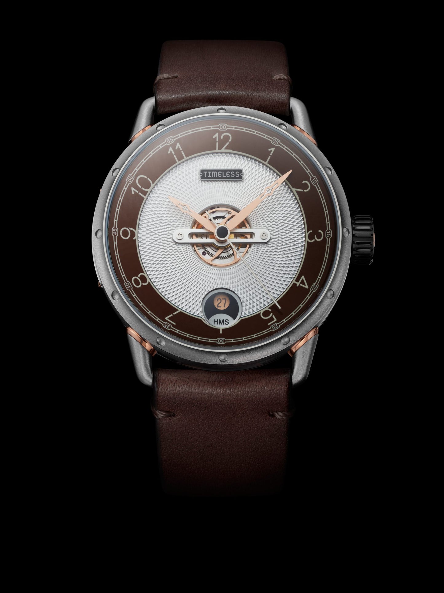 Timeless Watch Ref: HMS003-BR-W-BR