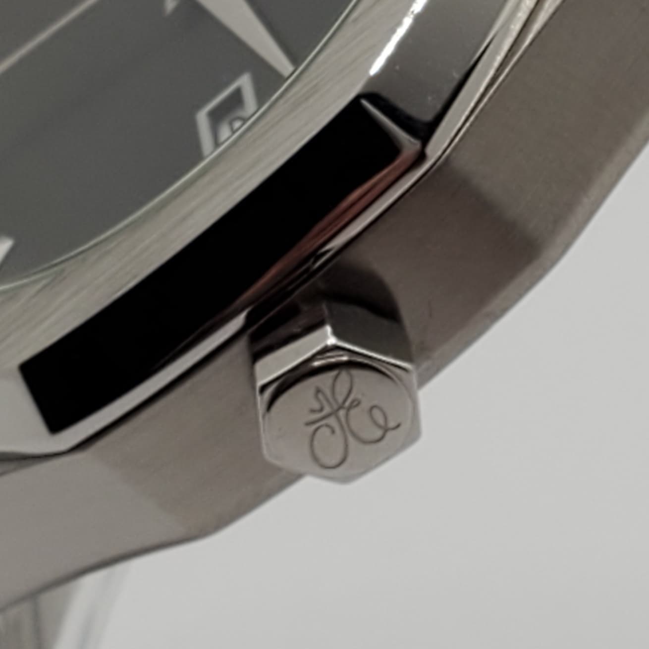 Jakob Eitan 41mm Sports Watch with Black Dial and Stainless Steel case and Bracelet