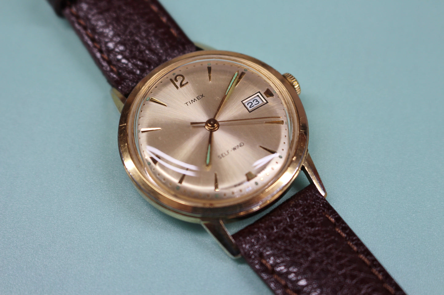 Vintage Timex Gold-Tone Automatic