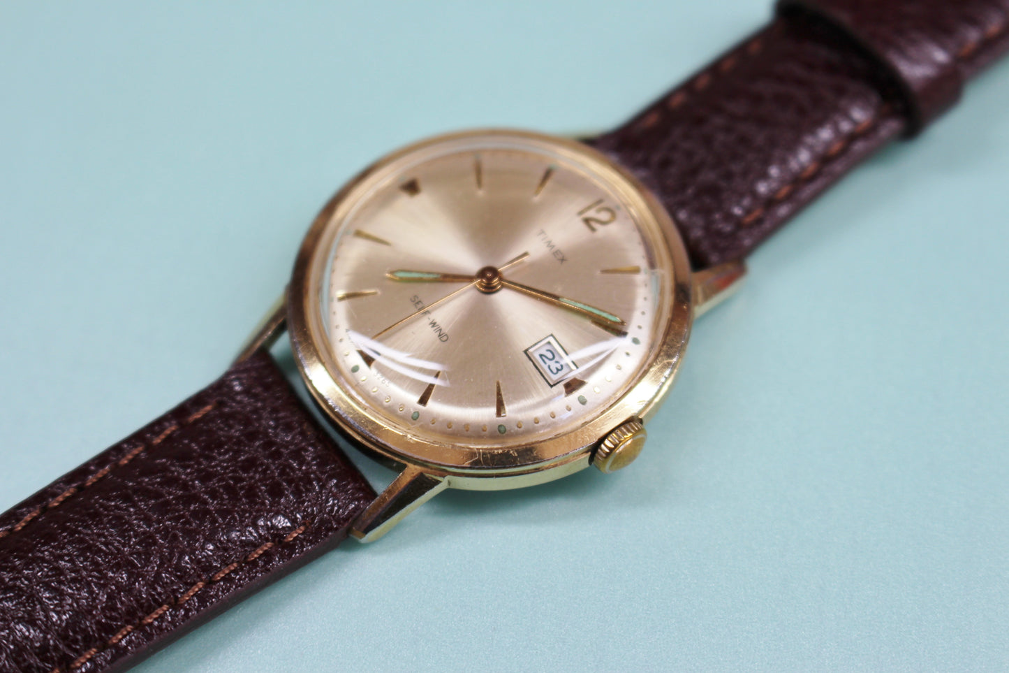 Vintage Timex Gold-Tone Automatic