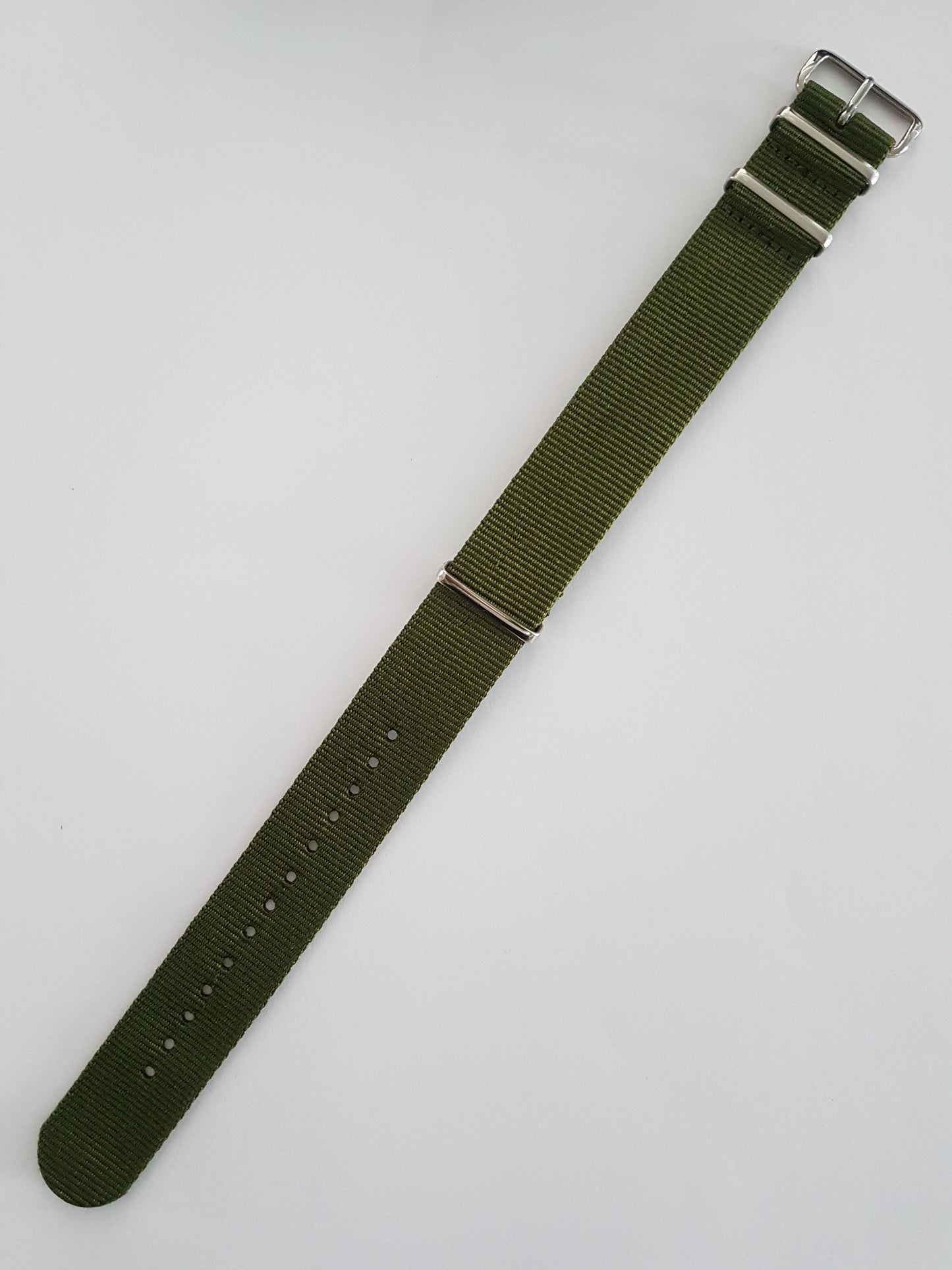 Green Nato Style Watch Band - Watch Off The Cuff