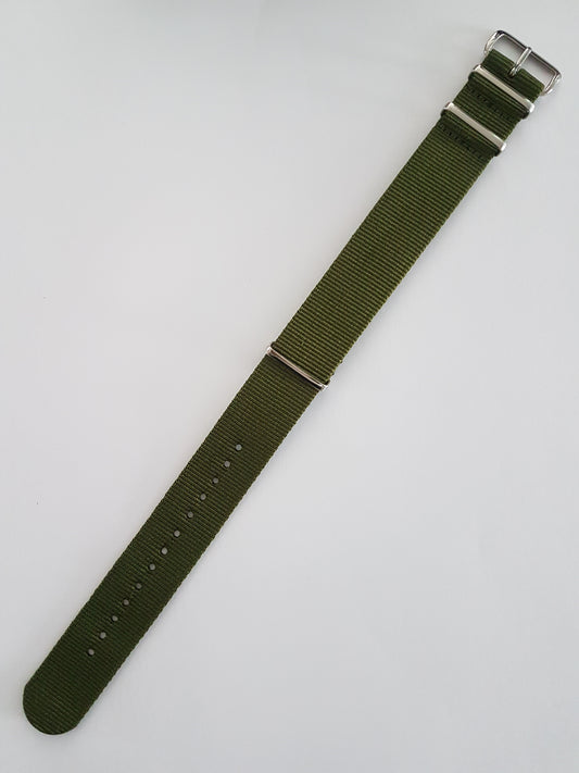 Green Nato Style Watch Band - Watch Off The Cuff