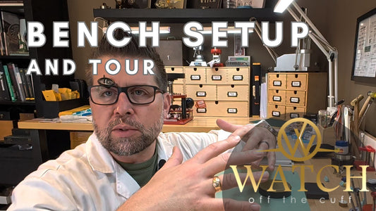 Watchmakers Bench Setup and Tour