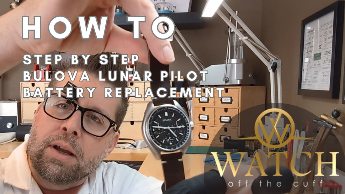 How to: Bulova Lunar Pilot Battery Change