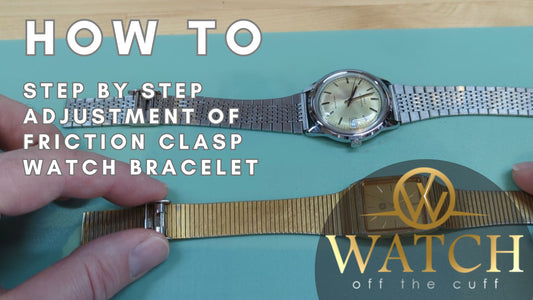 How to Adjust a Friction Clasp Metal Bracelet
