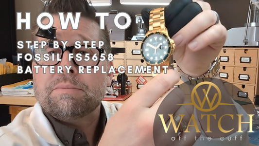 How To: Fossil Watch Battery Change Tutorials