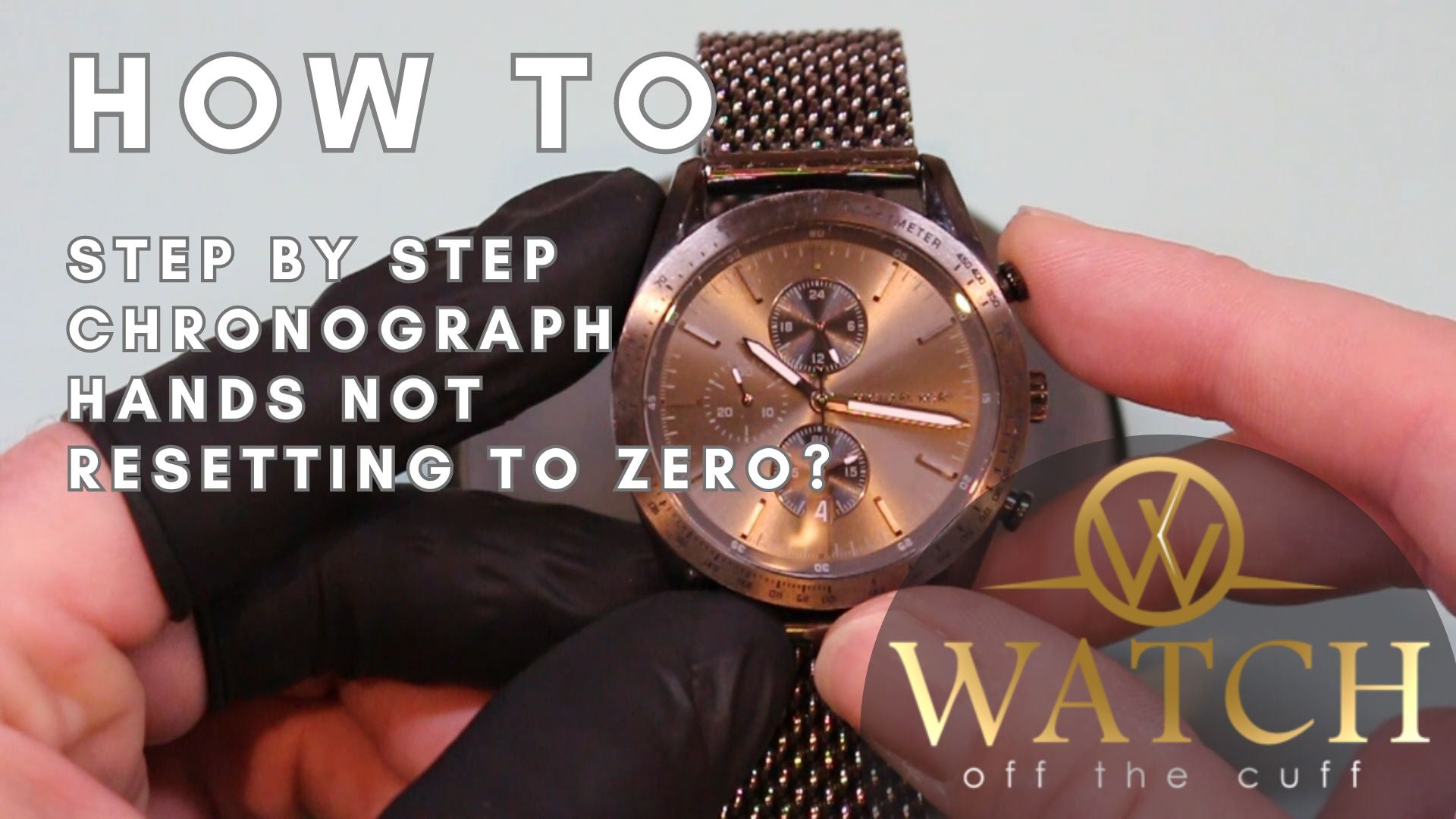 Chronograph Hand Alignment Issues with your Quartz Watch? – Watch Off ...