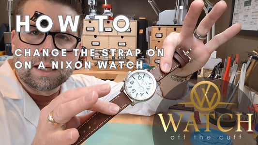 How To: Change the Strap on a Nixon Watch