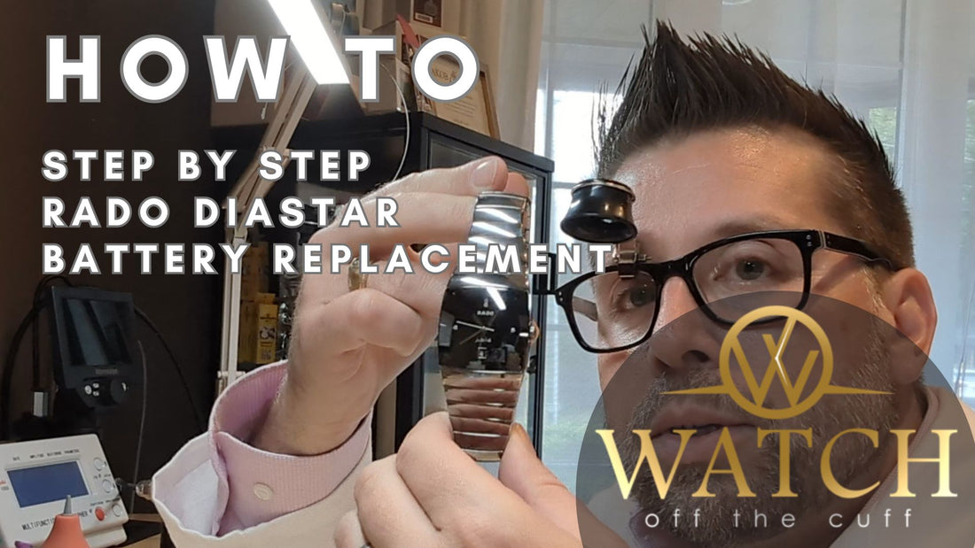 How to: Rado DiaStar Battery Change