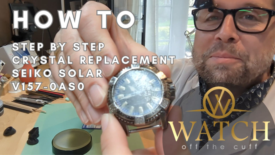 Step by Step: Seiko Solar Crystal Replacement