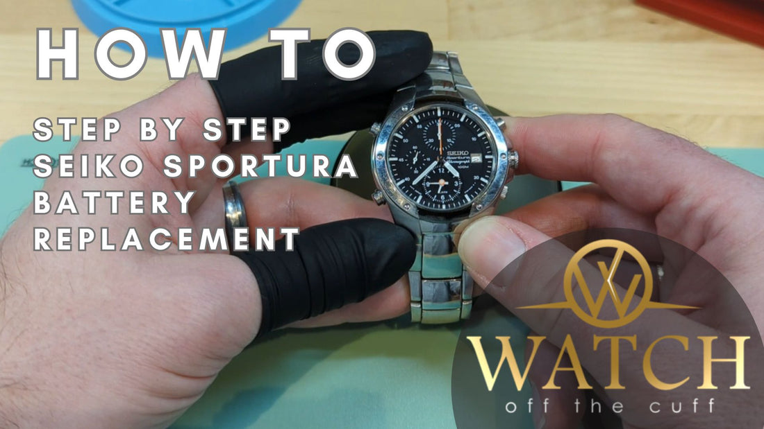 How to: Seiko Sportura Battery Replacement