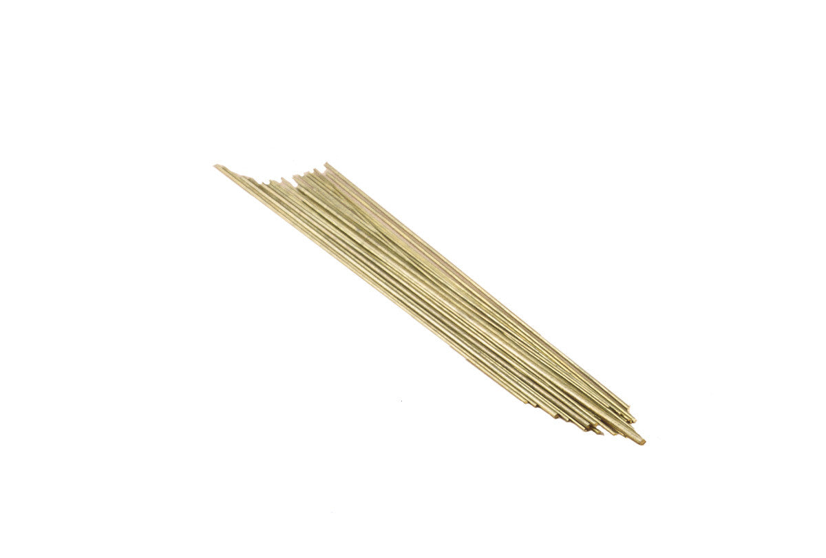 Wire, Brass Assortment, 20-70 Drill Gauge, 6" Lengths