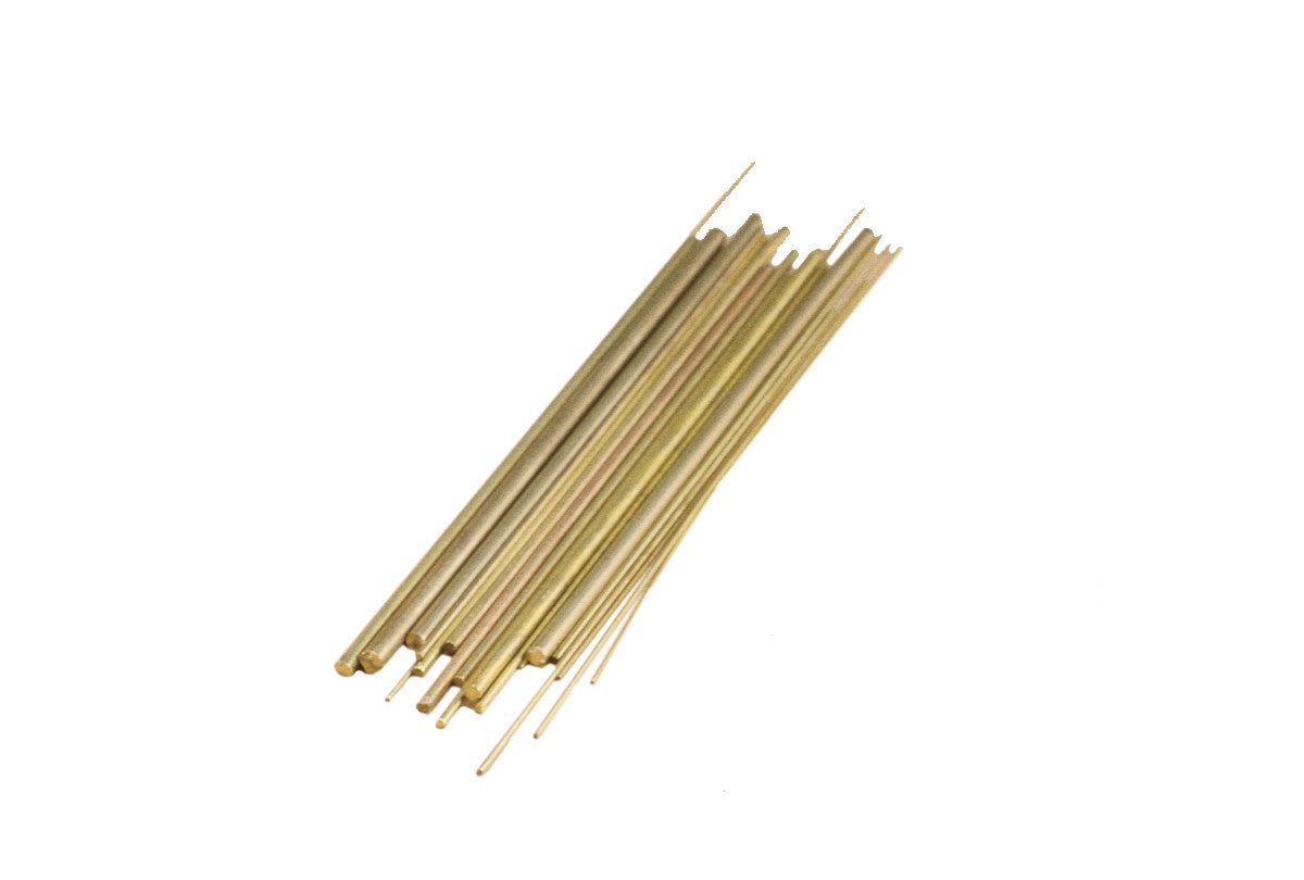 Wire, Brass Assortment, 14 -21 B&S Gauge, 6" Lengths
