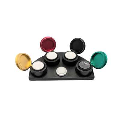 Metal Oil Cup Set with 4 Cups