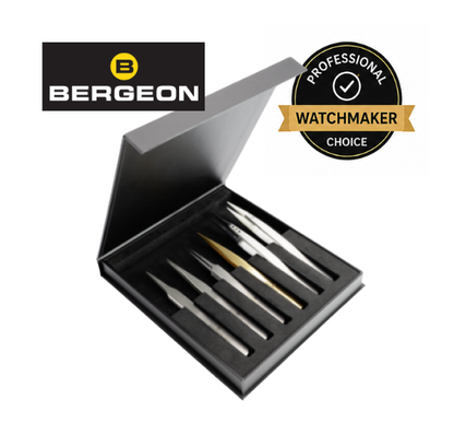 BERGEON 7506-AC6 Precision Tweezer Assortment, 6 Piece