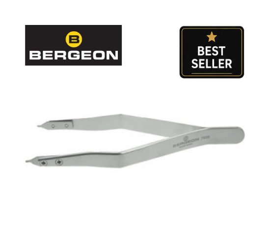 BERGEON 7825 Spring Bar Tweezers Professional Watch Bracelet Tool - Watch Off The Cuff