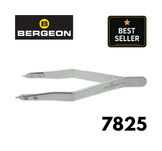 BERGEON 7825 Spring Bar Tweezers Professional Watch Bracelet Tool - Watch Off The Cuff