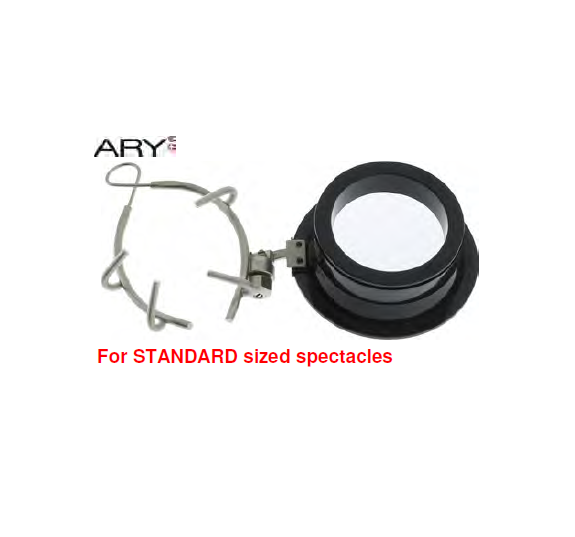 ARY Loupe with Clip for Glasses, RIGHT Eye, Ø 25 mm Lens