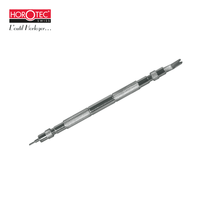 MSA10.302 TOOL FOR FITTING/REMOVING SPRING BARS (CAP 9001), NICKEL-PLATED BRASS Ø 7 X L135 mm / REVERSIBLE TIP (TIP Ø 0.80 mm X FORK WIDTH 1.20 mm) / FORK WIDTH 3.00 mm