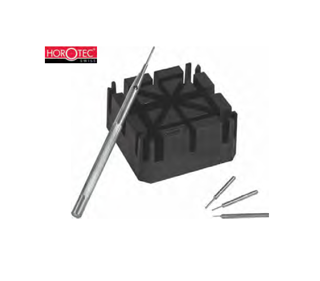 HOROTEC® Pin Punch Tool with Universal Bracelet Holder.