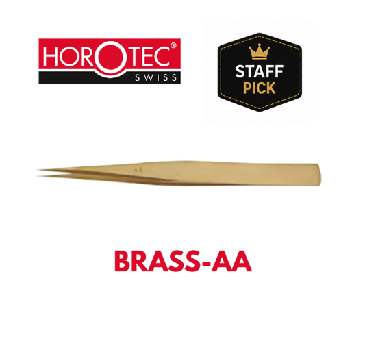 HOROTEC® Brass Tweezer, General Purpose, No. AA