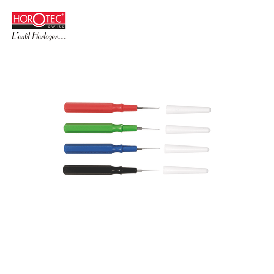 MSA17.001-04 HOROTEC® ASSORTMENT OF SIMPLE OILERS WITH PLASTIC HANDLE Ø 6 mm, 4 PIECES