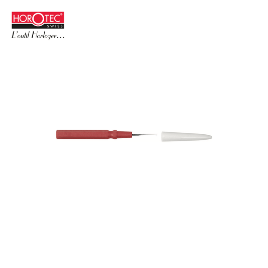 MSA17.102-A HOROTEC® SIMPLE OILER WITH PLASTIC HANDLE Ø 5 mm, RED / FINE NEEDLE / L70 mm