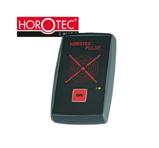 Horotec Pulse MSA19.106 black device with red target markings and red ON button