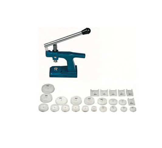 Case and Crystal Fitting Press with 24 Nylon® Dies.