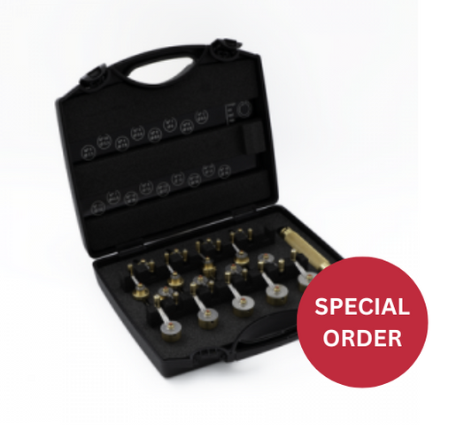 BERGEON 2795 Set of 17 Mainspring Winders, Right Hand Mainsprings