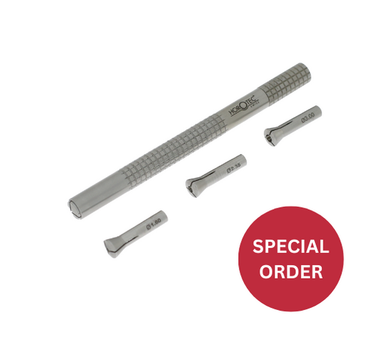 HOROTEC® Knurled Steel Broach with 4 Tightening Chucks P 4.5