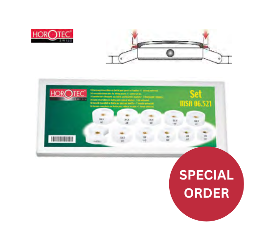 Horotec Watchmakers Screwdriver Set Of 5 In Plastic Box (0.60-1.40mm Horotec Watchmakers Screwdriver Set Of 5 In Plastic Box (0.60-1.40mm