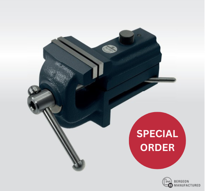 BERGEON 2021 Bench Removable Vice in Iron for Watchmakers: 0 - 30 mm, width: 45 mm