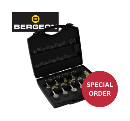 BERGEON 2795 Set of 17 Mainspring Winders, Right Hand Mainsprings
