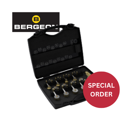 BERGEON 2795 Set of 17 Mainspring Winders, Right Hand Mainsprings