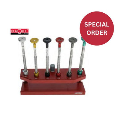 HOROTEC® Screwdriver Set with 6 Screwdrivers, with Base and Spare Blades