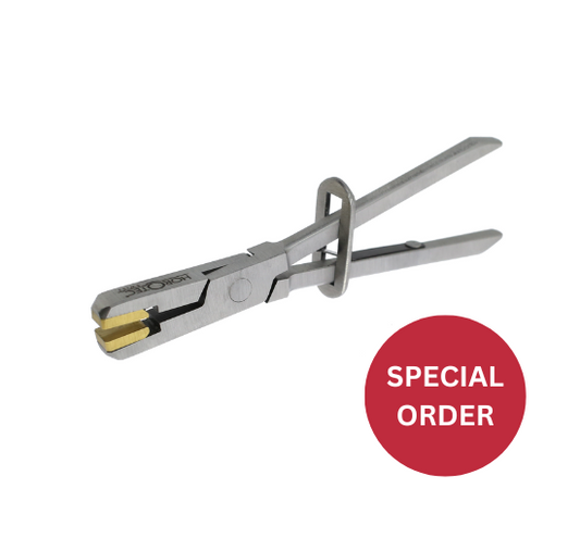 HOROTEC® Round Nose Pliers, Brass Jaws with Sliding Lock